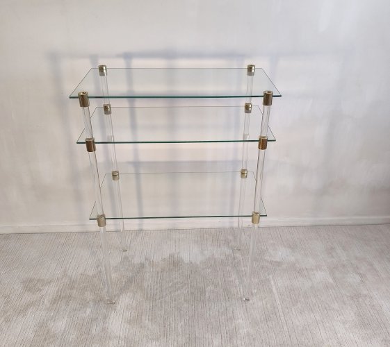 Magnifiques tables basses d’appoint - étagère Charles Hollis Jones en excellent état