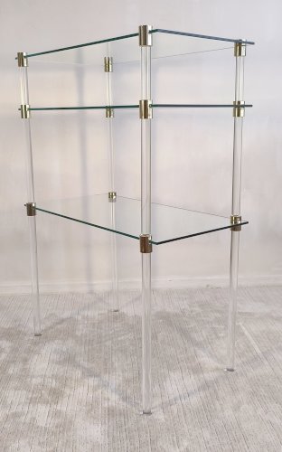 Magnifiques tables basses d’appoint - étagère Charles Hollis Jones en excellent état