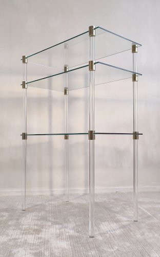 Magnifiques tables basses d’appoint - étagère Charles Hollis Jones en excellent état