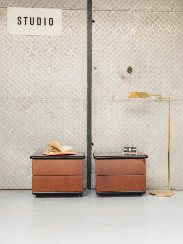 Maïa, la paire de chevets en bois N°127