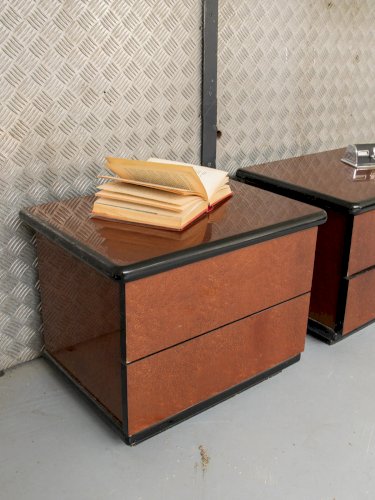 Maïa, la paire de chevets en bois N°127