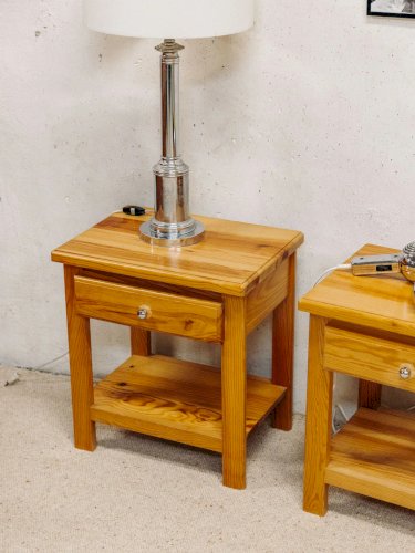 Maïa, la paire de chevets en bois N°259