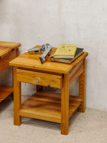 Maïa, la paire de chevets en bois N°259