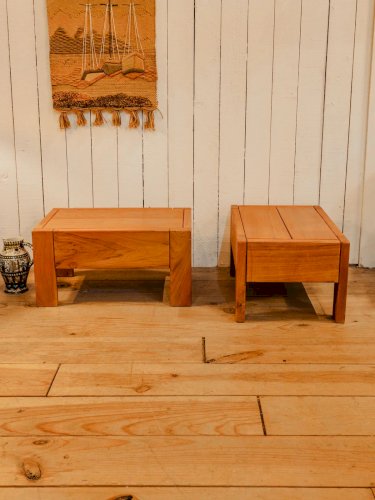 Maïa, la paire de chevets en bois N°273