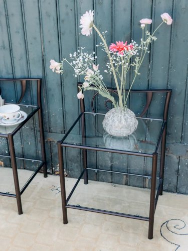 Maïa, la paire de chevets en métal N°206