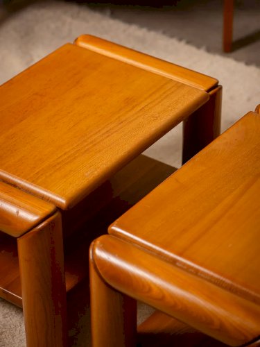 Maïa, la paire de chevets en orme N°9