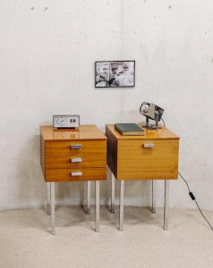 Maïa, the pair of bedside tables Erika No. 260