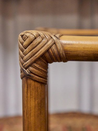 Maïa, la paire de table de chevet en osier N°305