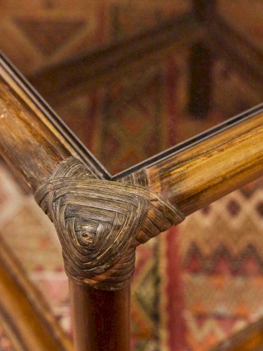 Maïa, la paire de table de chevet en osier N°305