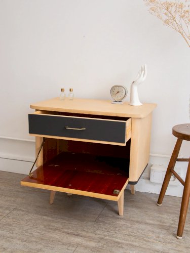 Maïa, la table de chevet en bois N°116