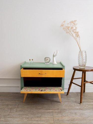 Maïa, la table de chevet en bois N°117