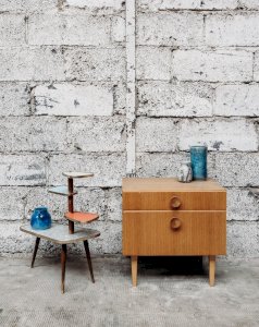 Maïa, the wooden bedside table N°143