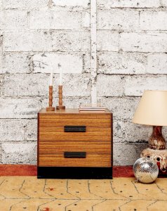 Maïa, the wooden bedside table No. 21