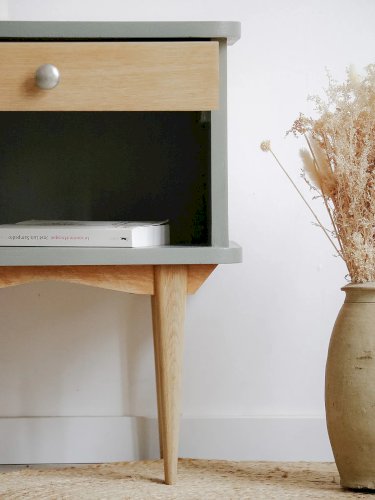 Maïa, la table de chevet en bois N°297