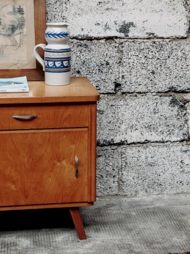 Maïa, la table de chevet en bois N°52