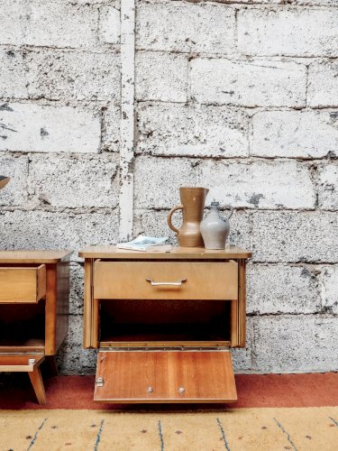 Maïa, la table de chevet en bois N°56