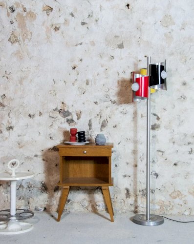 Maïa, la table de chevet en chêne N°210