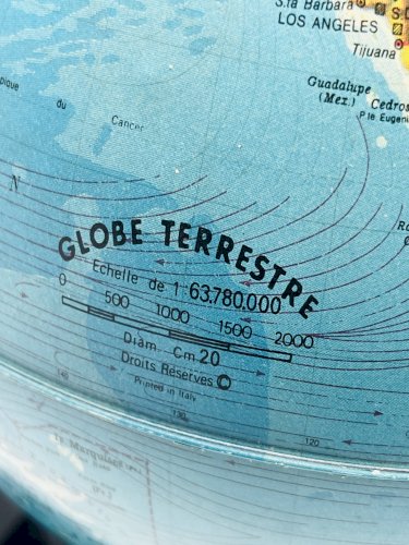 Mappemonde vintage