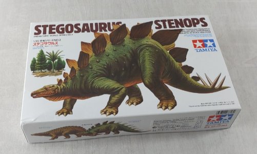 Diorama / Dinosaur kit, Stegosaurus Stenops, Tamiya 60202, 1/35
