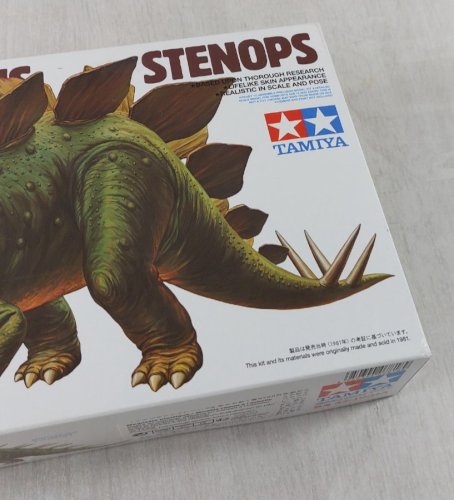 Maquette / Kit dinosaure, Stegosaurus Stenops, Tamiya 60202, 1/35 ^