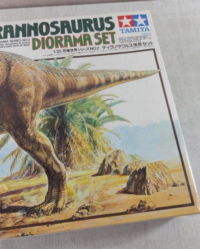 Maquette / Kit dinosaure, Tyrannosaurus, Tamiya 60102, 1/35 ^