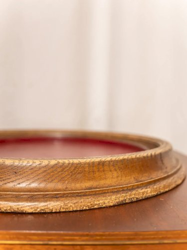 Marcel, le plateau en bois et velours N°133