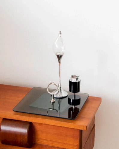 Marcel, le plateau en verre Space Age N°117