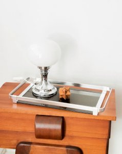 Marcel, le plateau italien en métal brossé N°139