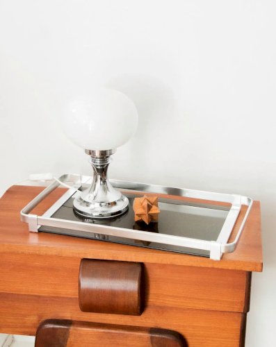 Marcel, le plateau italien en métal brossé N°139