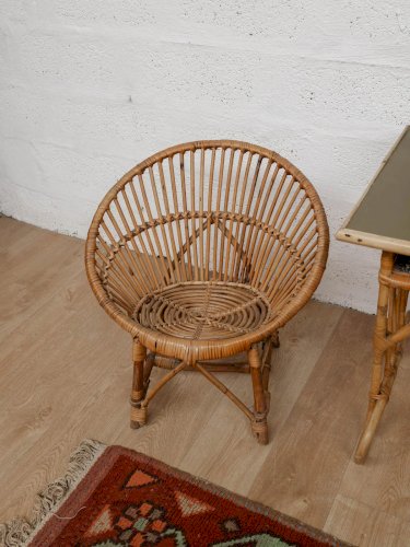 Marcus, le fauteuil pour enfant en rotin N°13