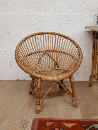 Marcus, le fauteuil pour enfant en rotin N°13