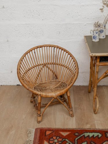 Marcus, le fauteuil pour enfant en rotin N°13