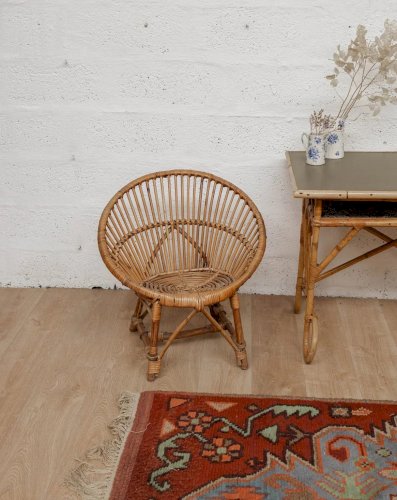 Marcus, le fauteuil pour enfant en rotin N°13