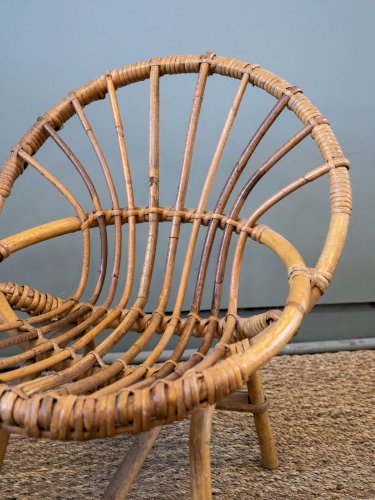 Marcus, le fauteuil pour enfant en rotin N°28