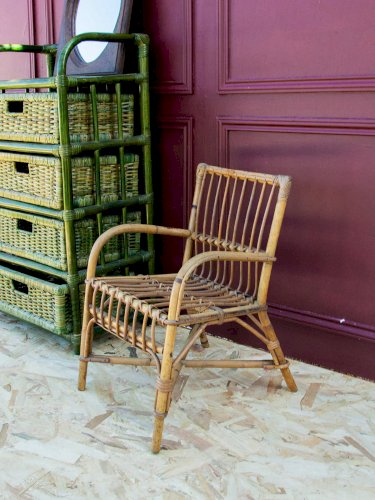 Marcus, le fauteuil pour enfant en rotin N°2