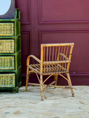 Marcus, le fauteuil pour enfant en rotin N°2