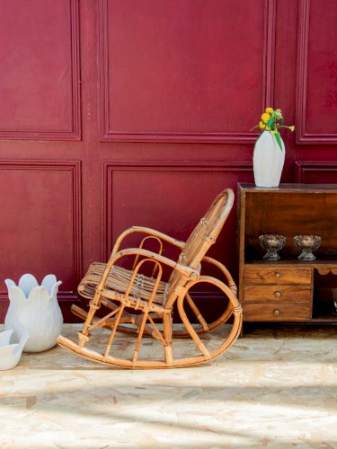 Marcus, le rocking chair pour enfant en rotin N°9