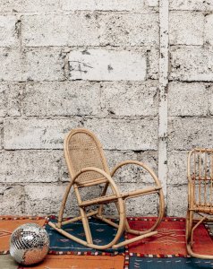 Marcus, le rocking chaire en rotin N°20