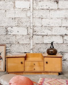 Margaret, the low wooden sideboard No. 378