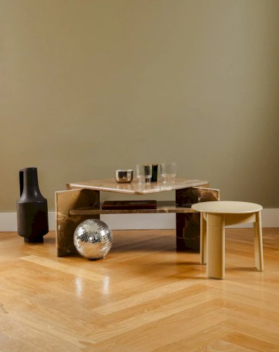 Marie-Pierre, la table basse en marbre N°61