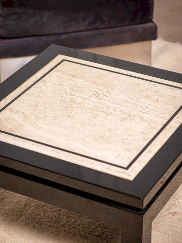 Marie-Pierre, la table basse en travertin N°33