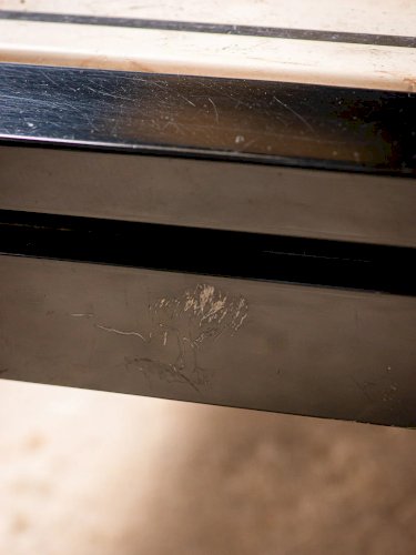 Marie-Pierre, la table basse en travertin N°33