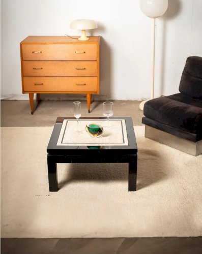 Marie-Pierre, la table basse en travertin N°33