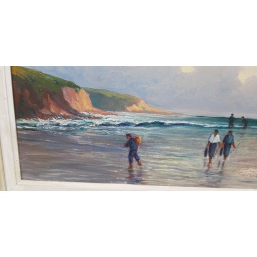 Marine sur Panneau signé Jaudeau