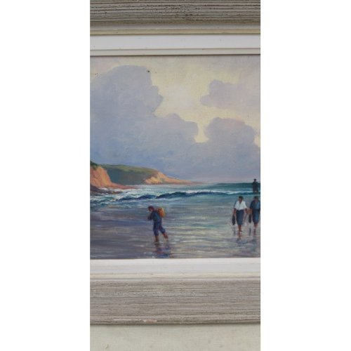 Marine sur Panneau signé Jaudeau