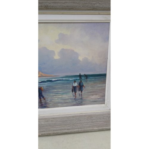 Marine sur Panneau signé Jaudeau