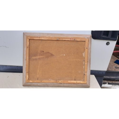 Marine sur Panneau signé Jaudeau