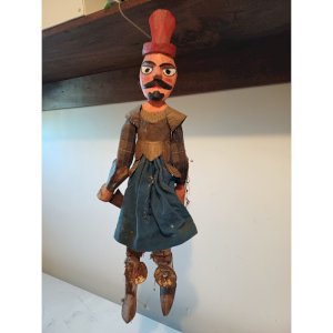 Marionnette Ancienne Asie Mineure  Guérrier 