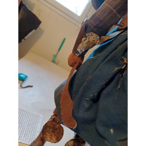 Marionnette Ancienne Asie Mineure  Guérrier 