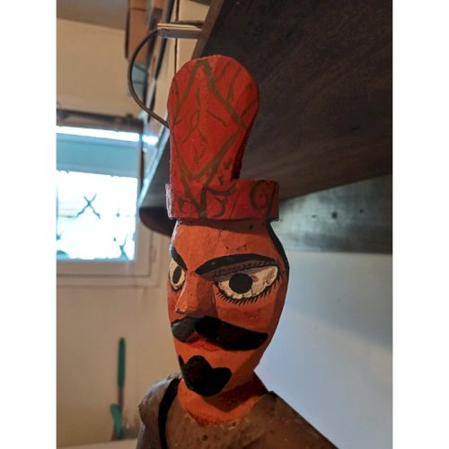 Marionnette Ancienne Asie Mineure  Guérrier 